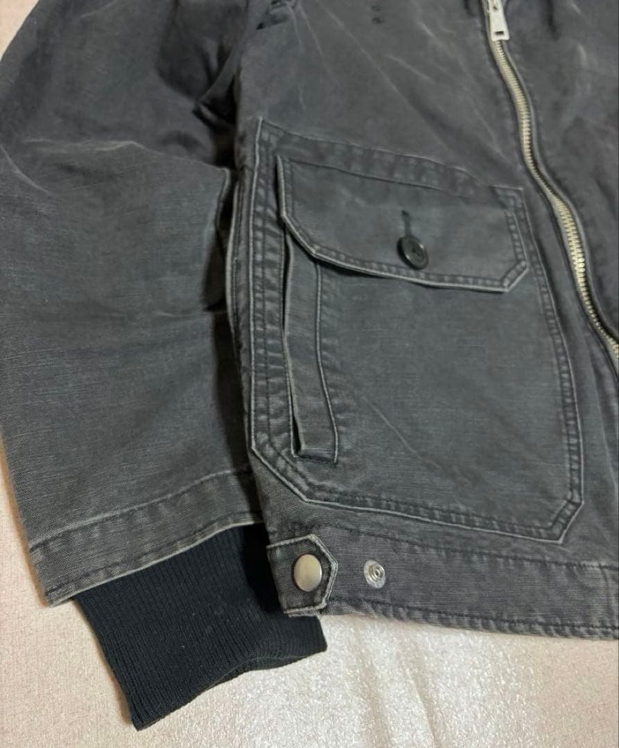 90s R.NEWBOLD N-1 ダック デッキジャケット ボアライナー取外し