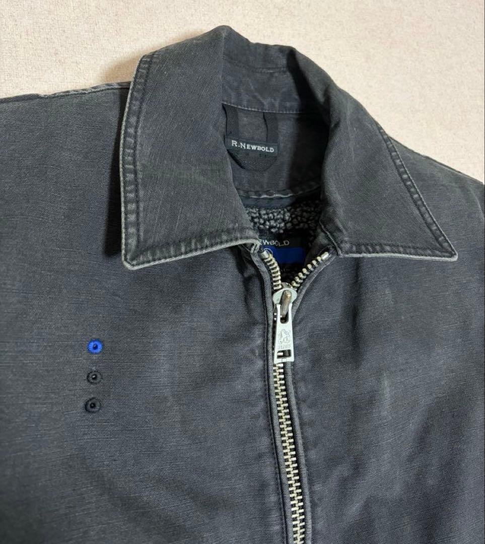 90s R.NEWBOLD N-1 ダック デッキジャケット ボアライナー取外し