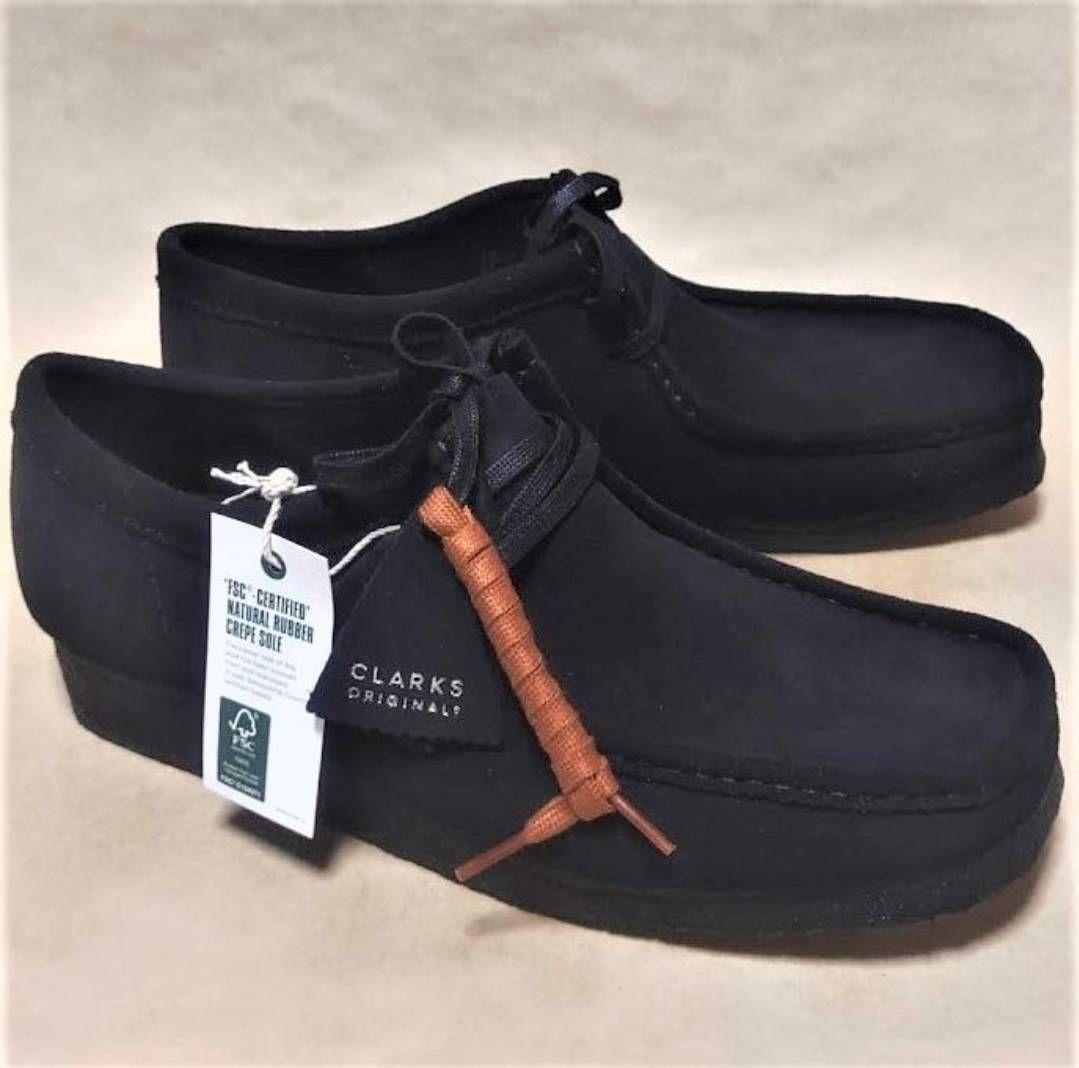 Clarks ブラック Wallabee 27cm クラークス ワラビー