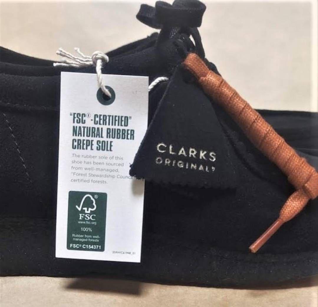 Clarks ブラック Wallabee 27cm クラークス ワラビー