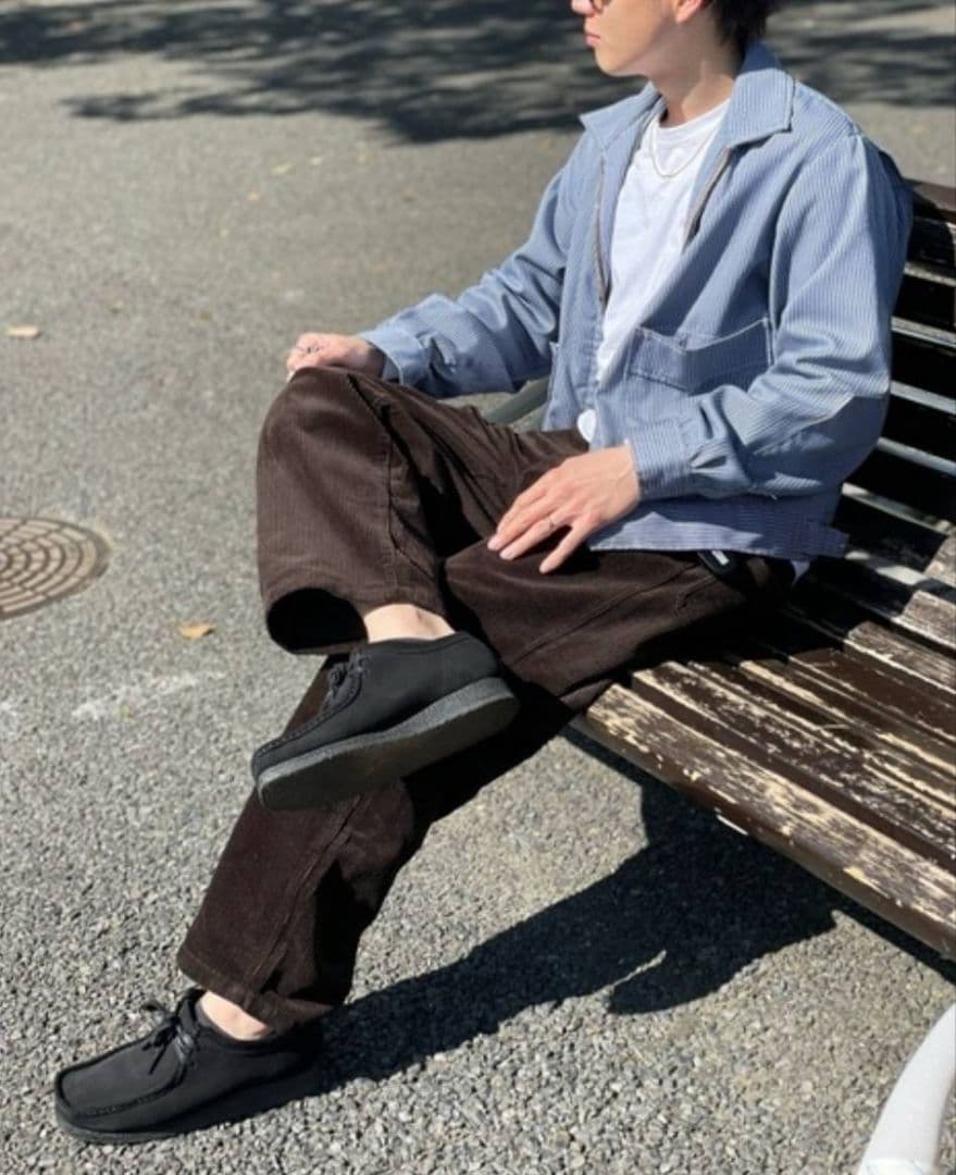 Clarks ブラック Wallabee 27cm クラークス ワラビー