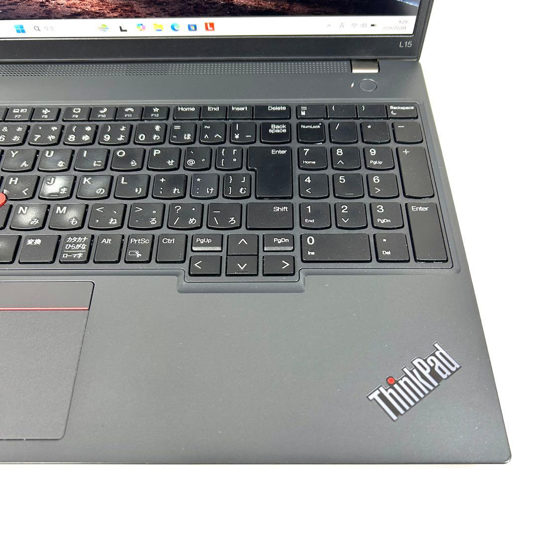 美品 Lenovo ThinkPad L15 Gen3 バッテリー良好　オフィス