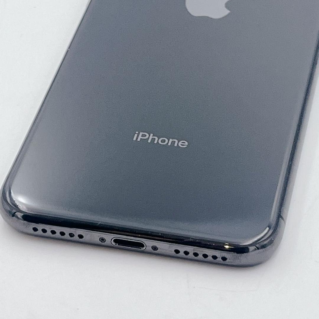 【美品】Apple(アップル) iPhoneX 256G グレイ SIMフリー