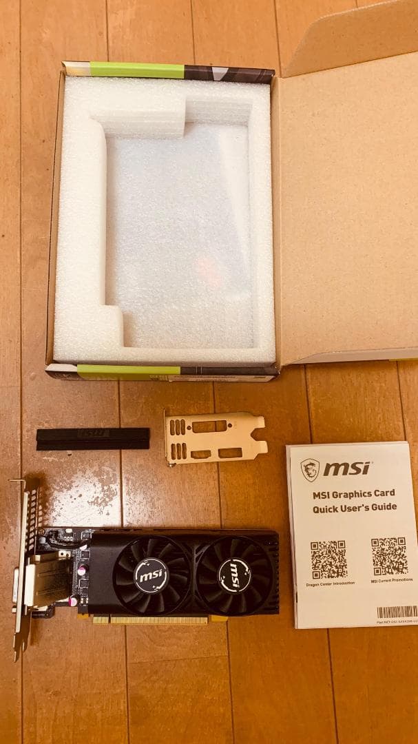 MSI GeForce GTX 1050Ti 4GT LP グラフィックスボード