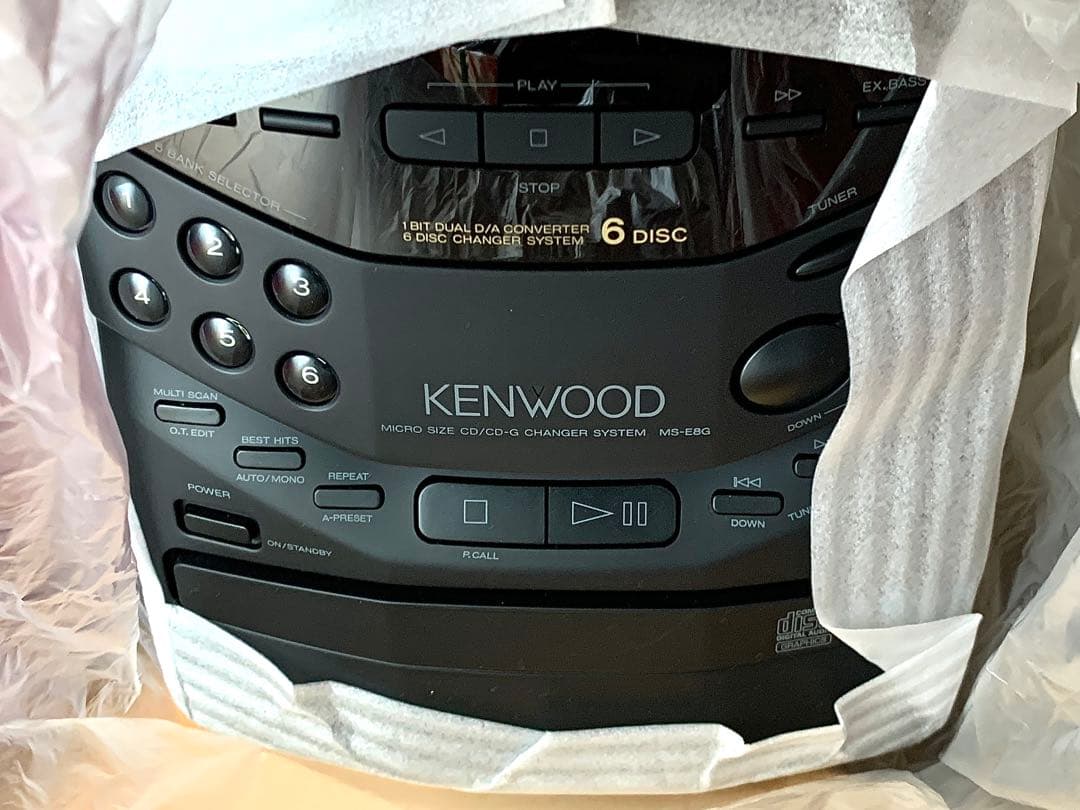 ★未使用品 KENWOOD MS-E8G CD ミニコンポ 6枚チェンジャー★