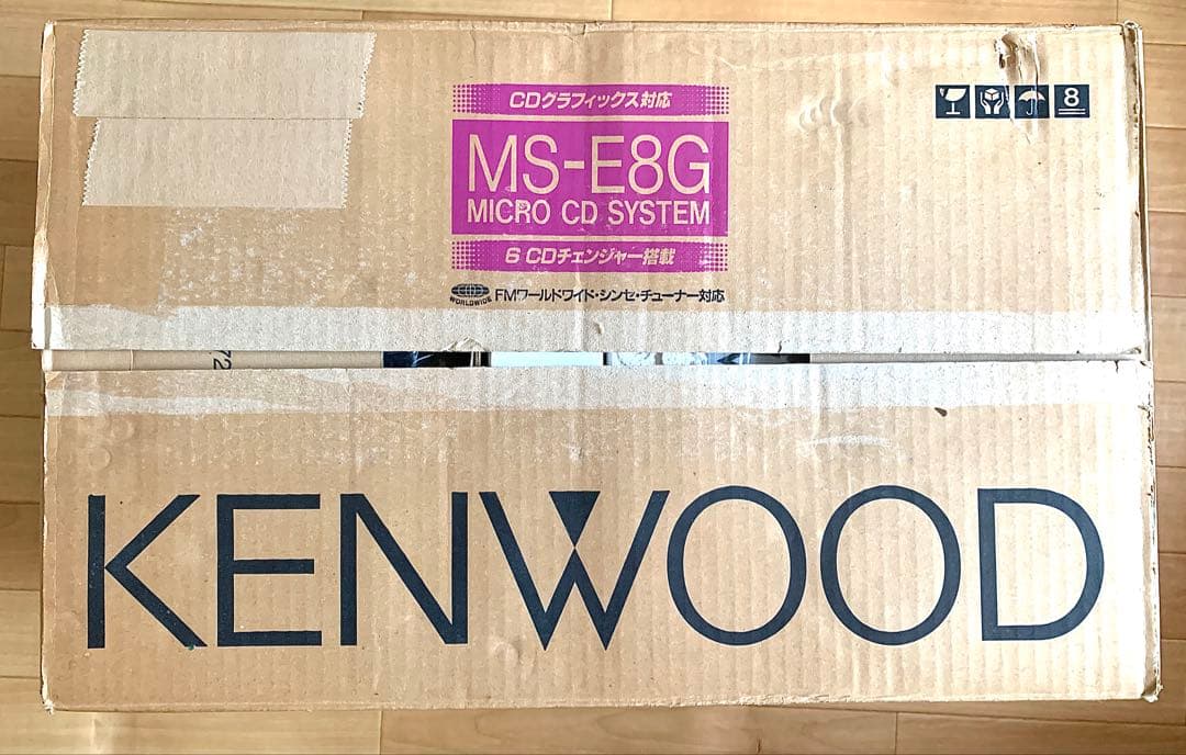 ★未使用品 KENWOOD MS-E8G CD ミニコンポ 6枚チェンジャー★