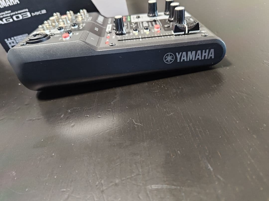 YAMAHA ライブストリーミングミキサー ブラック AG03MK2