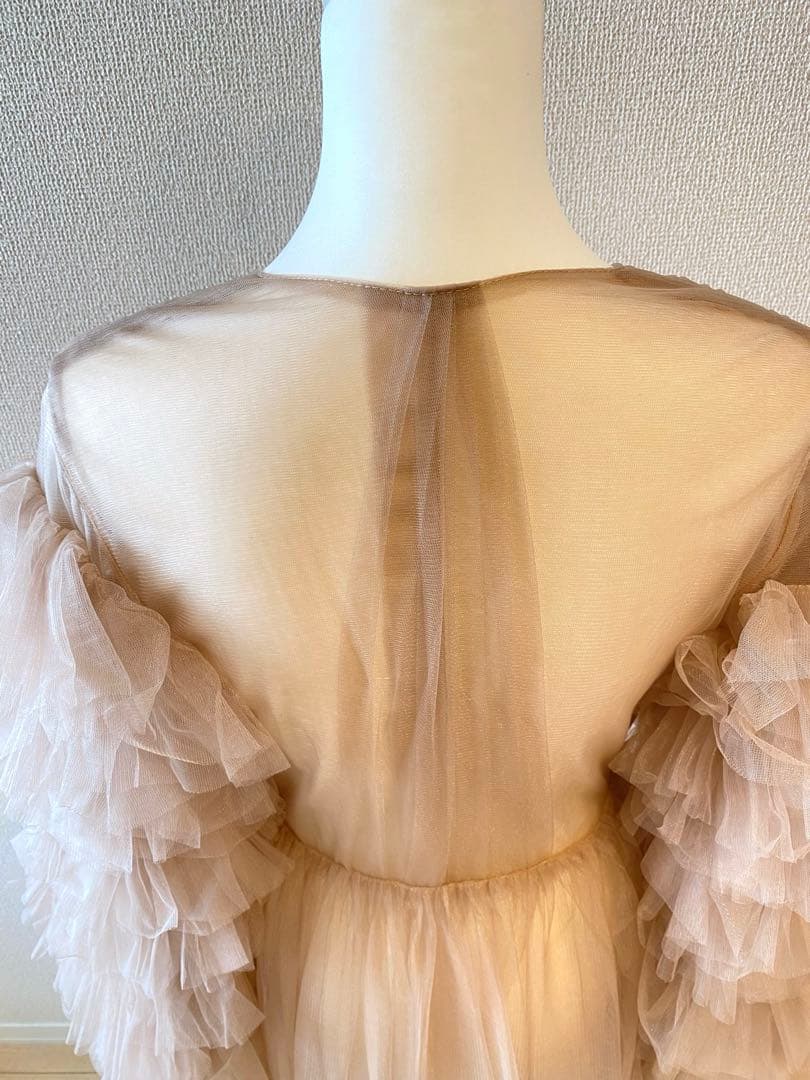 【恵美子さん専用】ふんわりチュールロングドレス 撮影衣装 ウェディングフォト