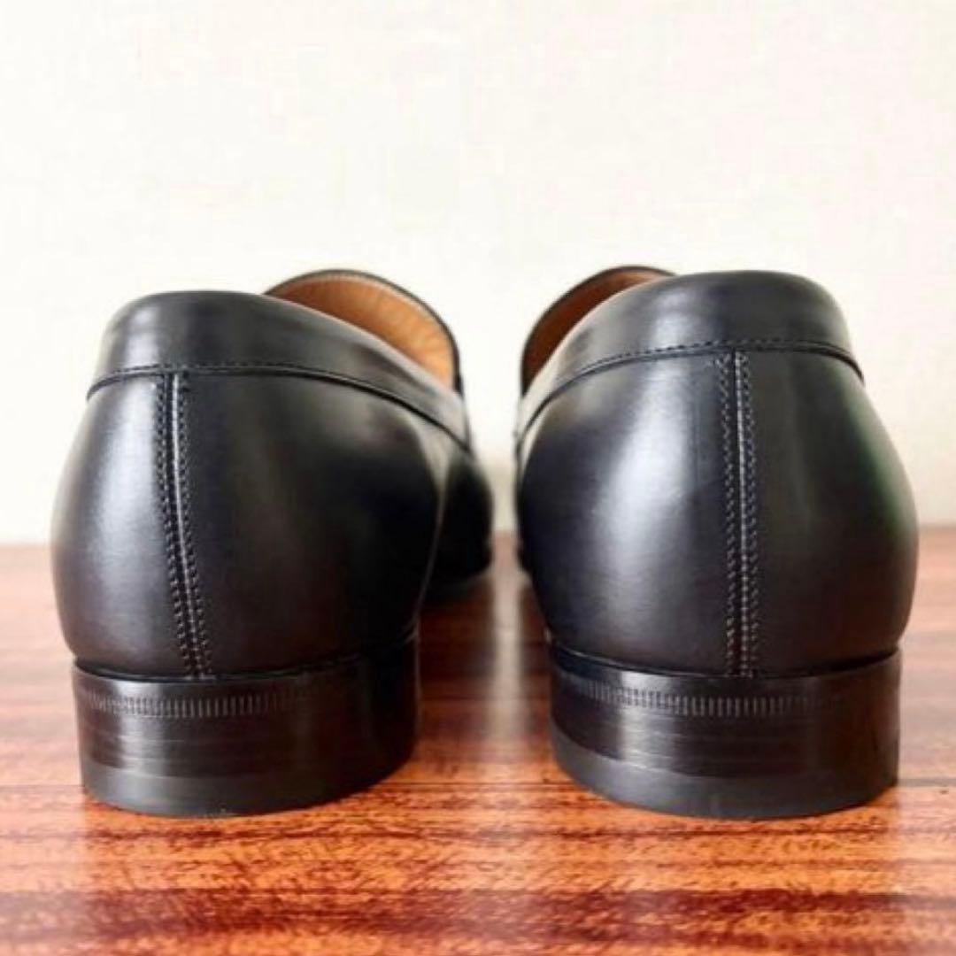 GUCCI グッチ ホースビットローファー 25.5cm メンズ ブラック 靴