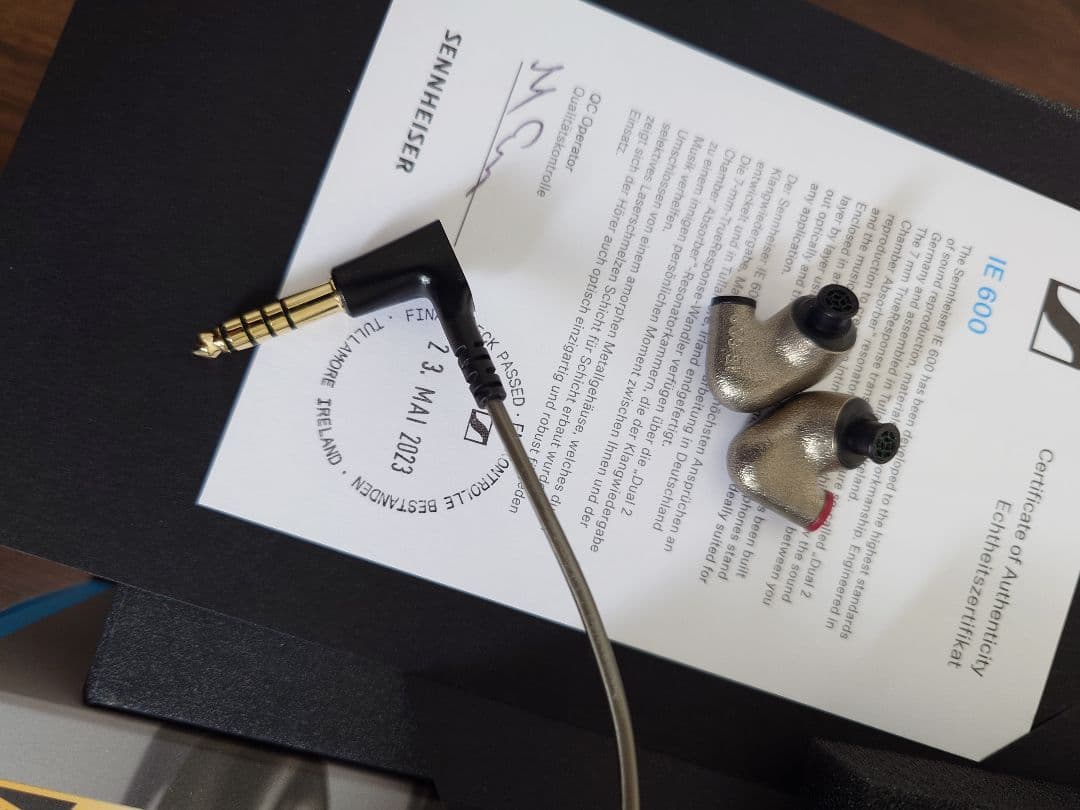 mutsumi　Sennheiser IE 600