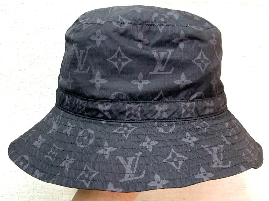 ルイヴィトン モノグラム ナイロン バケットハット
