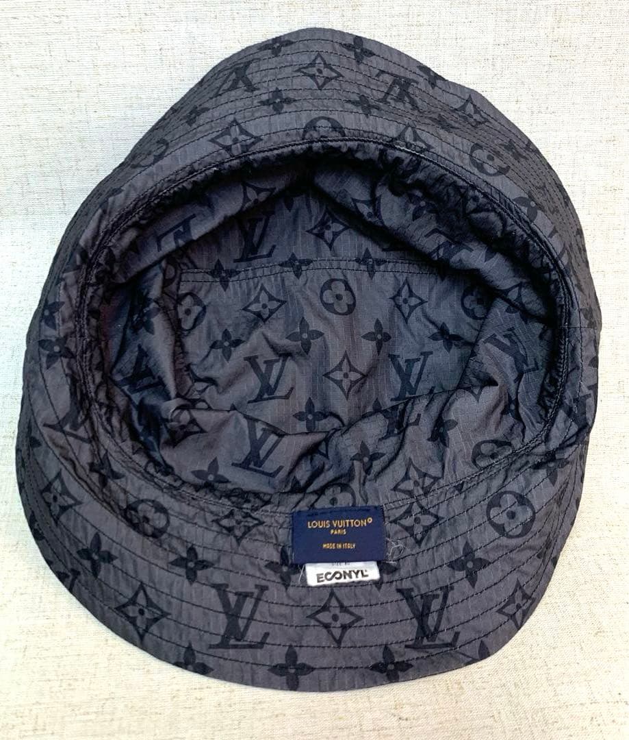 ルイヴィトン モノグラム ナイロン バケットハット