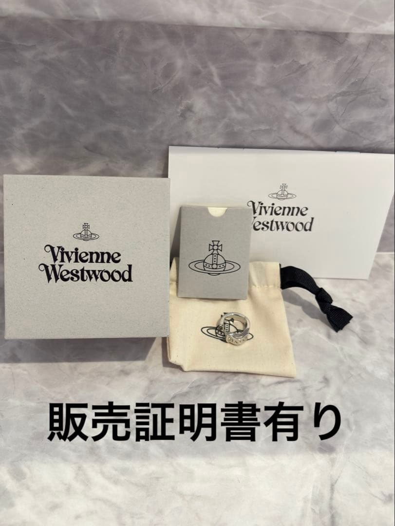 ☺︎限定割引中☺︎販売証明書有Vivienneシルバーシングル フープピアス