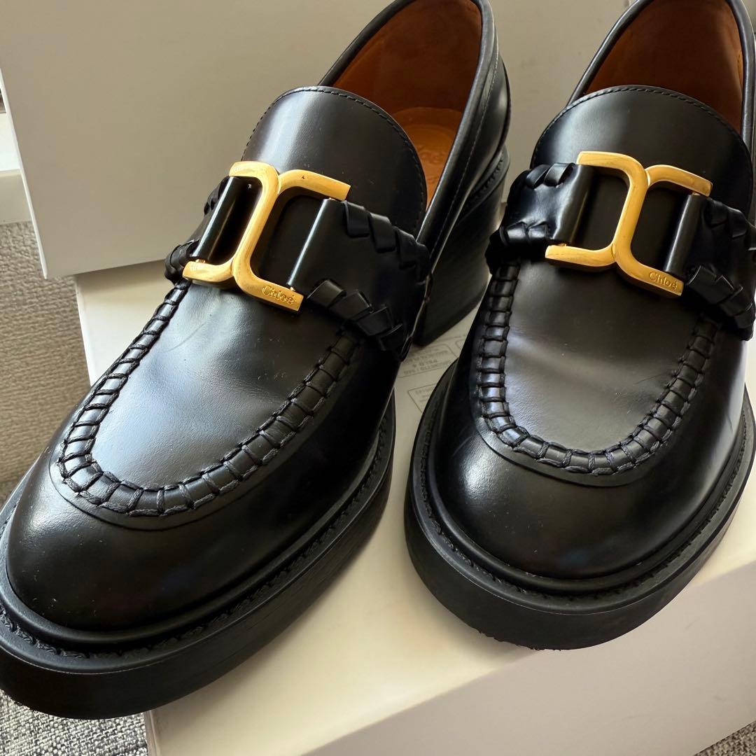 【れおちゃん♡専用】Chloé クロエ Marcieマルシー ヒールローファ36