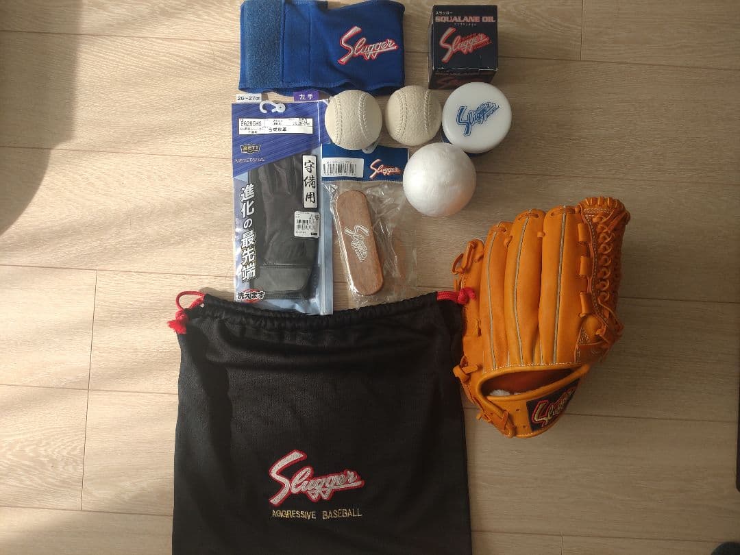 久保田スラッガー　L7 野球グローブ　右投げ オレンジ