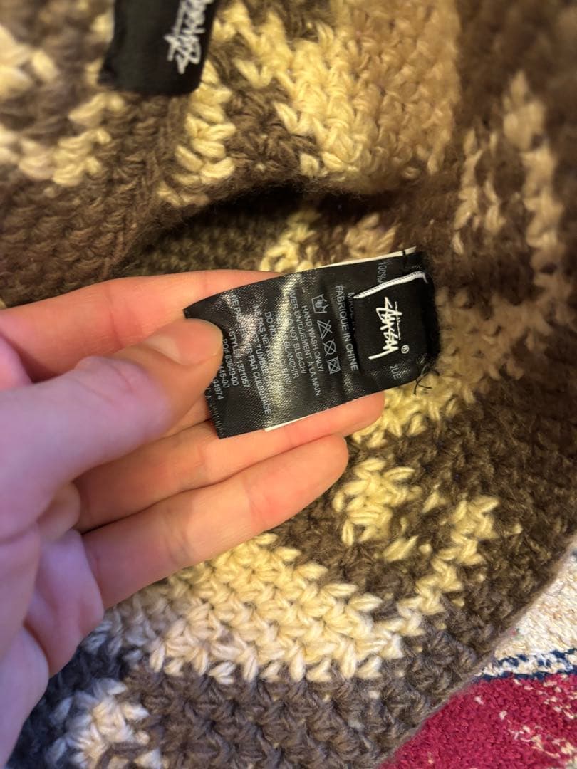 Stussy バケットハット ニットハット　クラッシャーハット