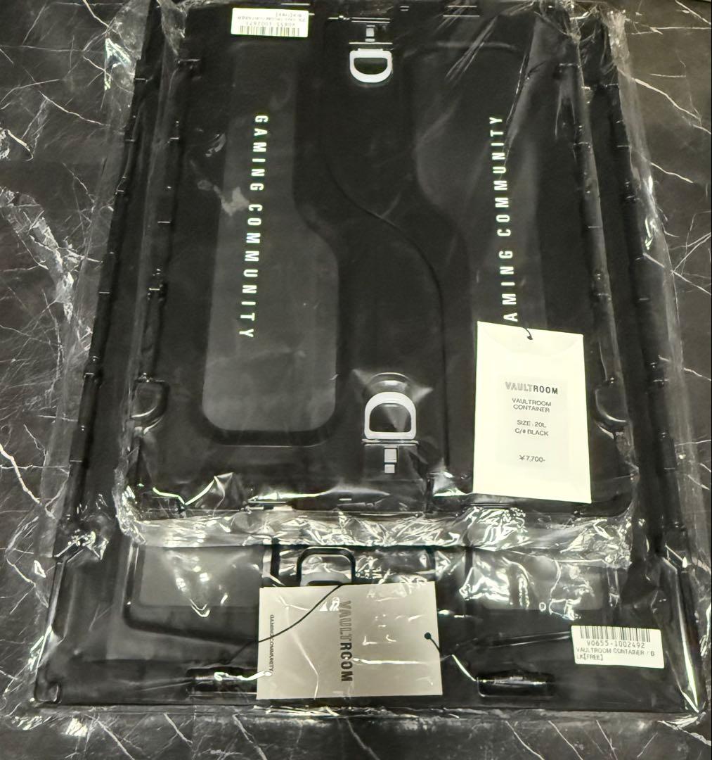 【新品未使用】VAULTROOM CONTAINER / BLK 20L+50L