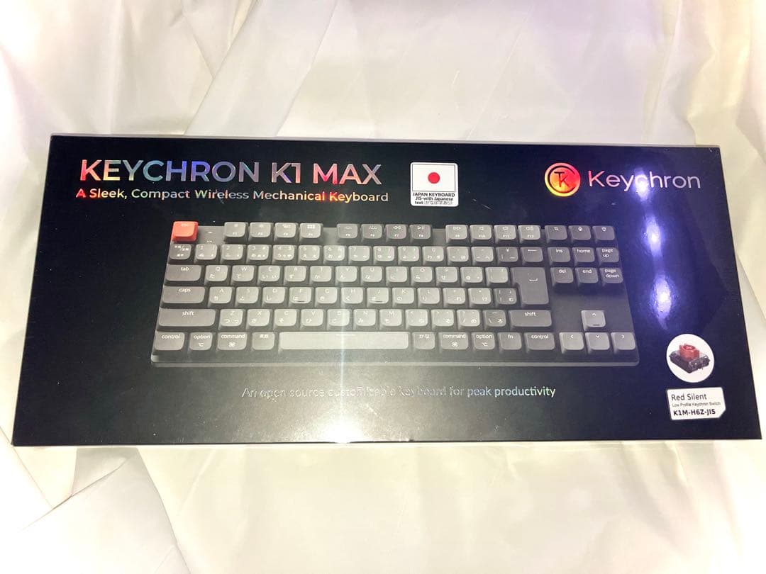 Keychron K1 Max JIS配列 静音赤軸 ヨドバシ限定モデル