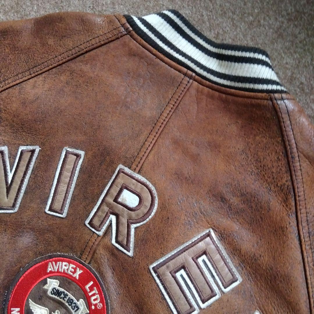 Sサイズ 90's AVIREX アヴィレックス レザー ジャケット 革ジャン