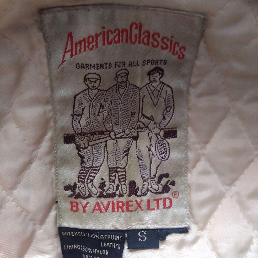Sサイズ 90's AVIREX アヴィレックス レザー ジャケット 革ジャン