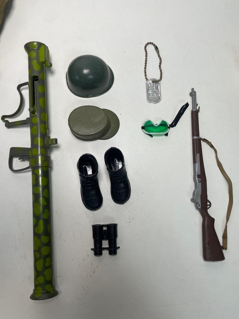 【1964年製】G.I.ジョー ビンテージ兵士 フィギュア 装備付 HASBRO