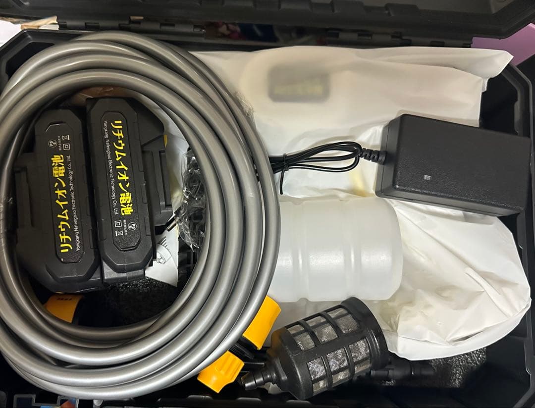 コードレス高圧洗浄機 6in1 多機能ノズル