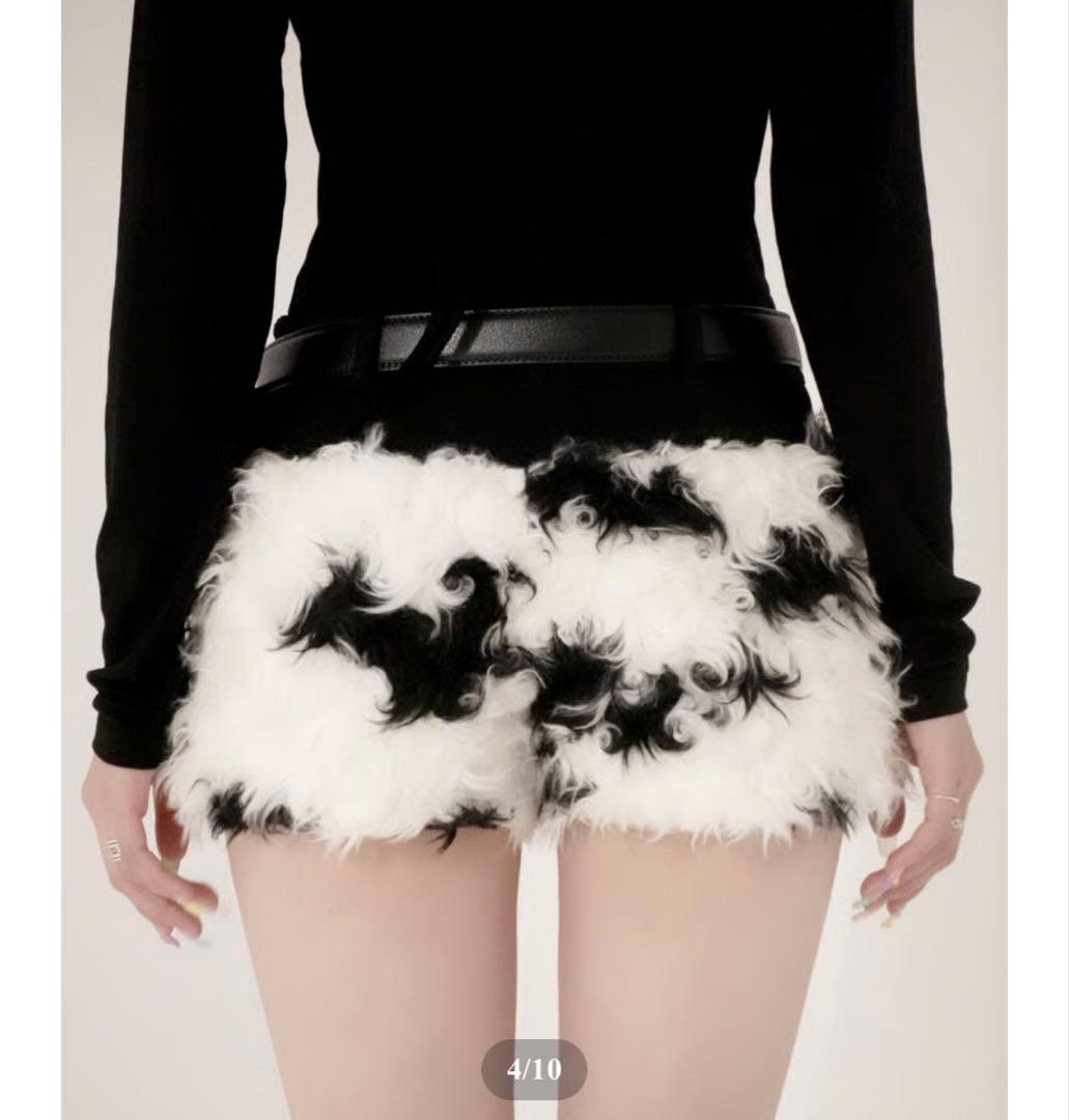 【KISS THE CLUB/キスザクラブ】cozy fur shorts