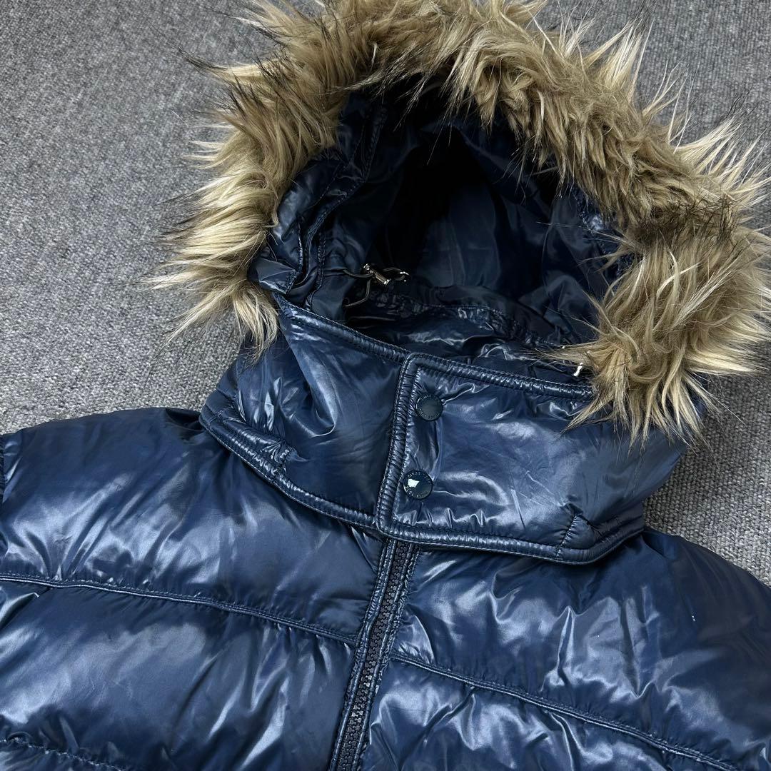00s UNIQLO y2k アーカイブ ファー付き ダウンジャケット パーカー