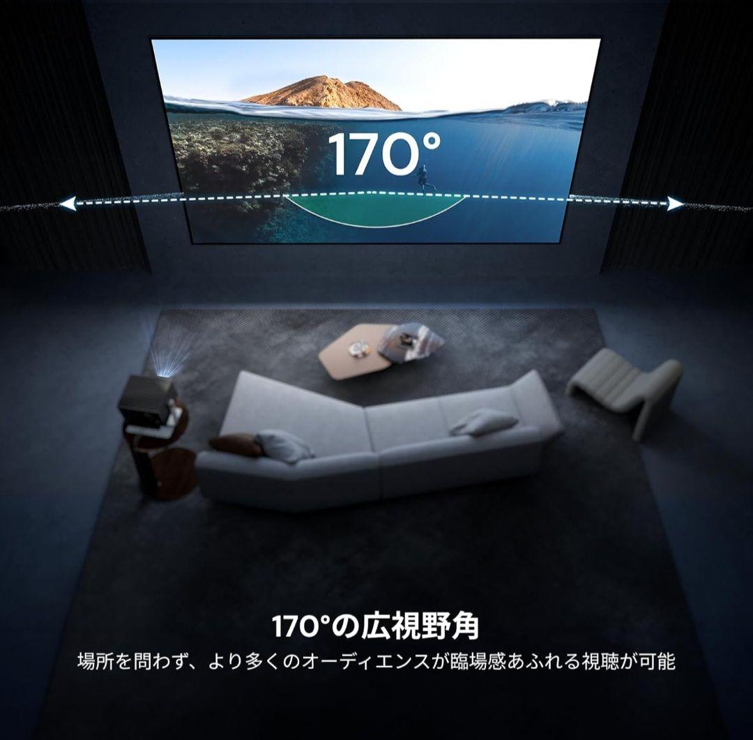 Valerion 100インチ固定フレームプロジェクター用スクリーン