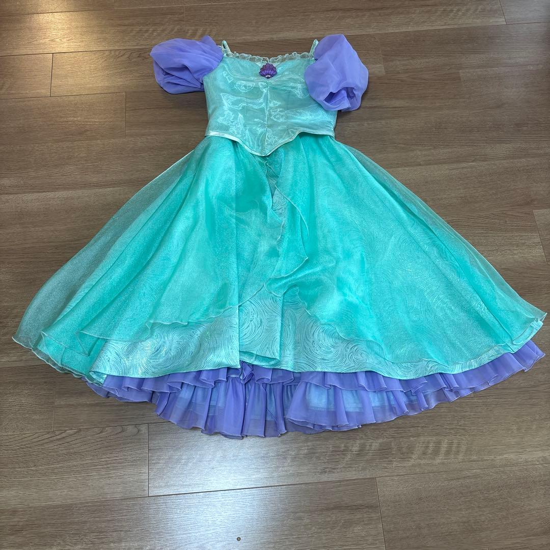 ディズニー　ビビデバビデブティック　アリエル コスチューム140cm＆靴22.0