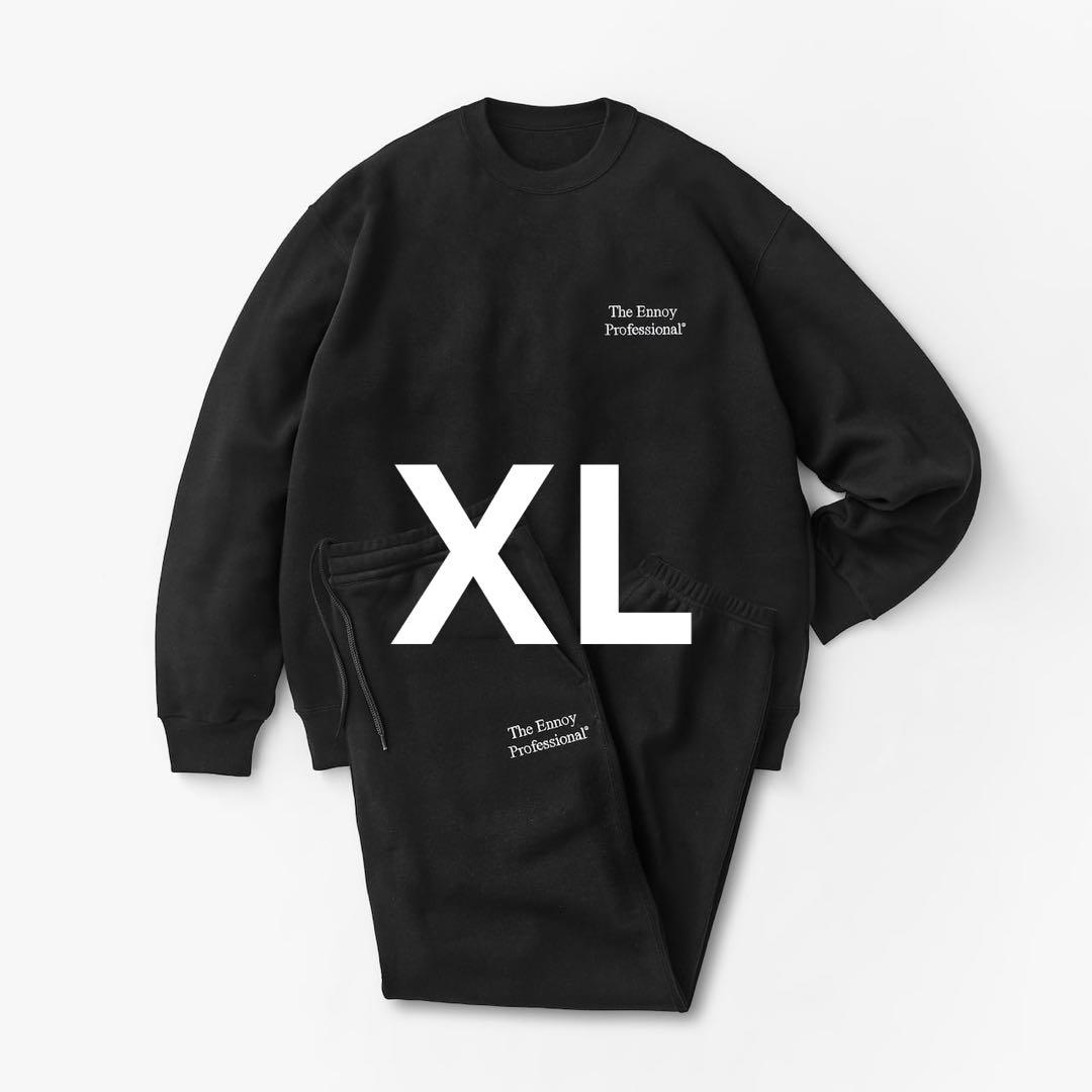 ENNOY エンノイ ロゴ スウェット スタイリスト私物 XL 25SS 黒