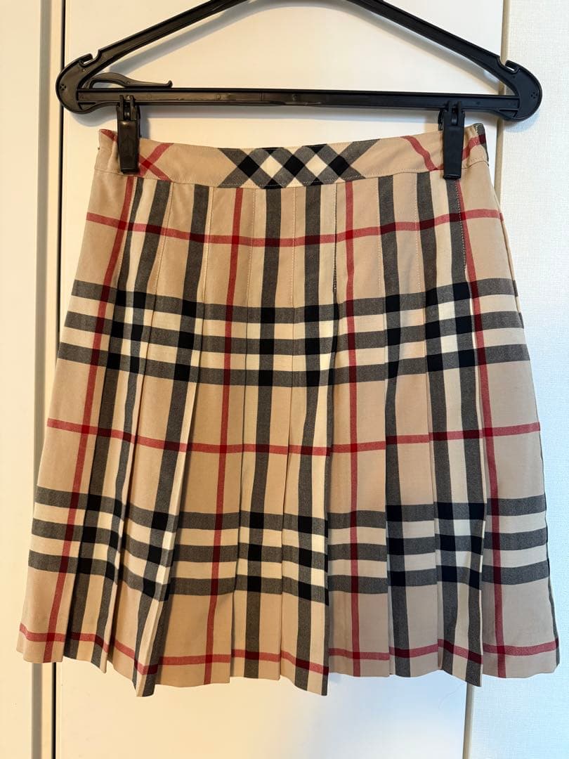 BURBERRY 卒業式スーツ チェックスカート160ネクタイ　3点セット