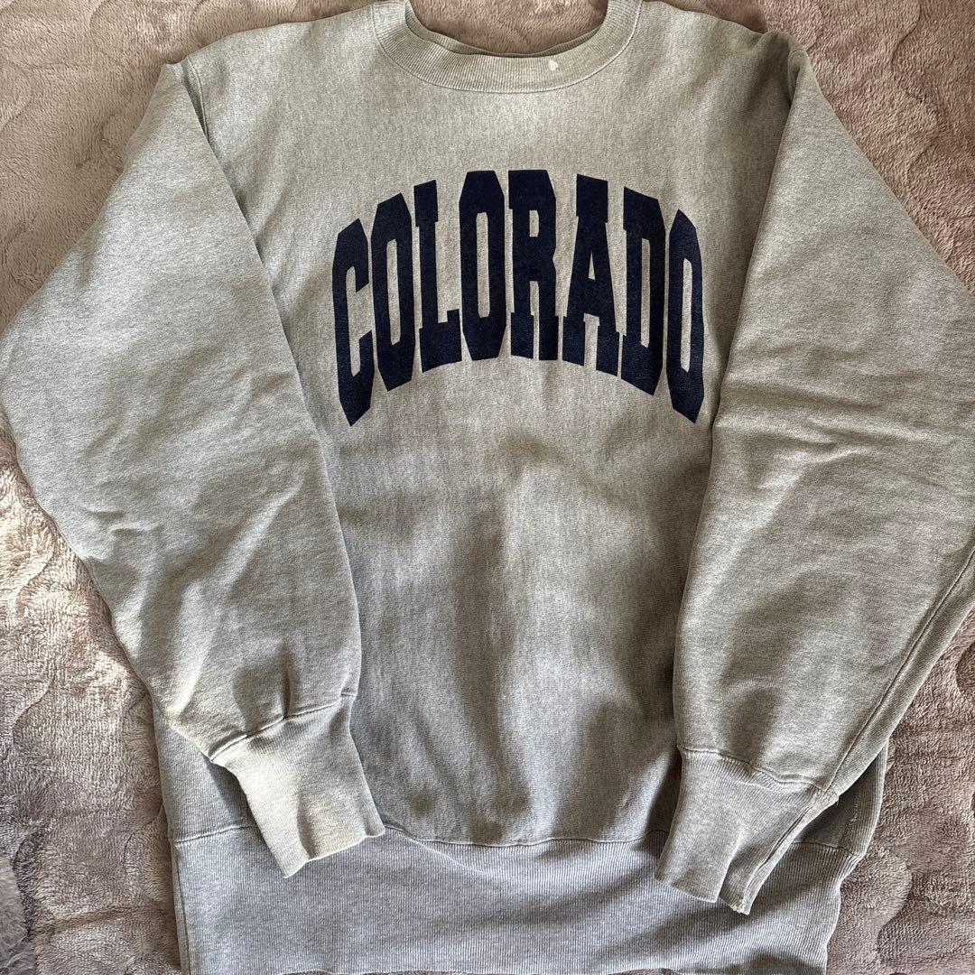 USA製 90's champion チャンピオン リバースウィーブ グレー