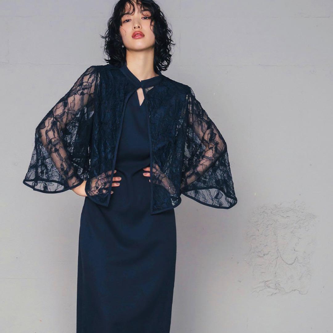 本日限定価格★大きめ GIRL オケージョンドレス 2L 3WAY レースボレロ