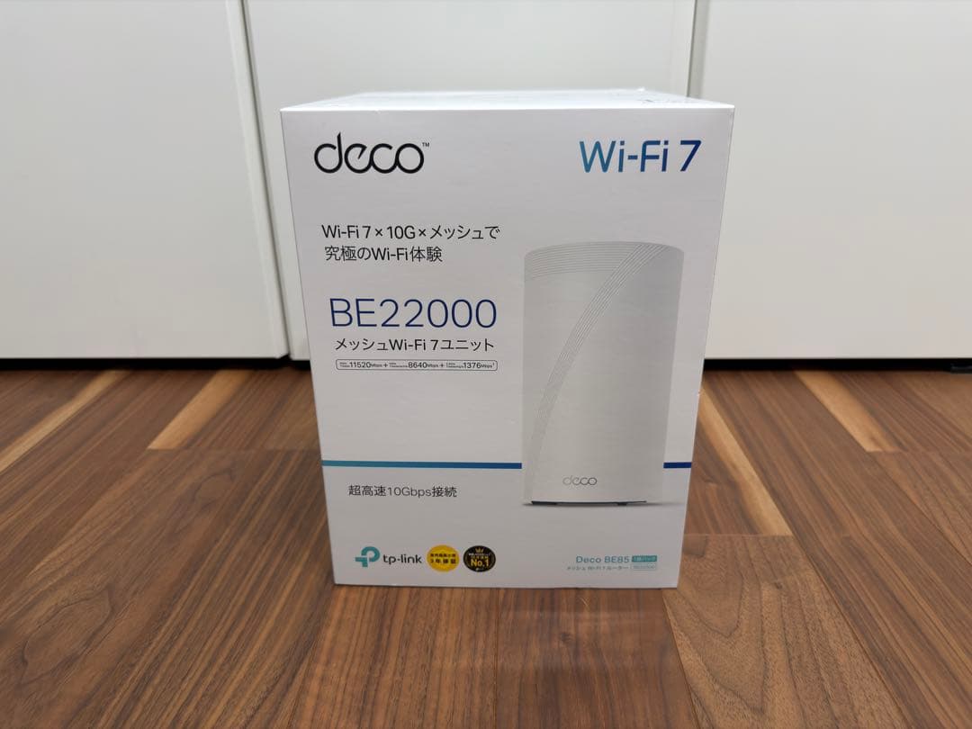TP-Link Deco BE22000 Wi-Fi 7 ルーター　1個パック