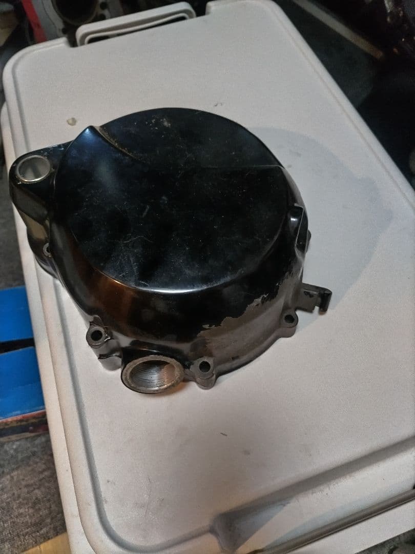 ゼファー400、Xクラッチカバー