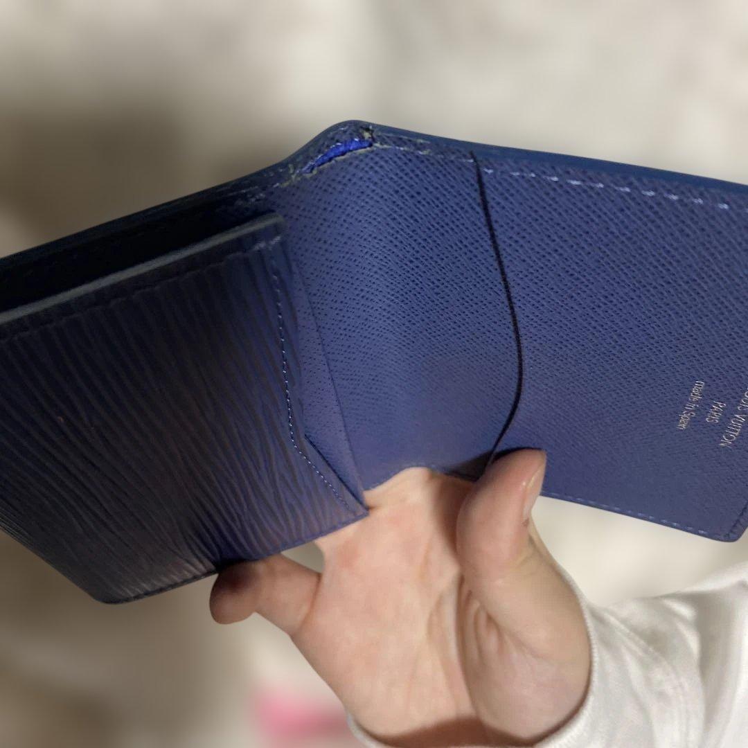 LOUIS VUITTON ネイビー 名刺入れ