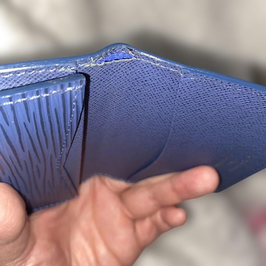 LOUIS VUITTON ネイビー 名刺入れ