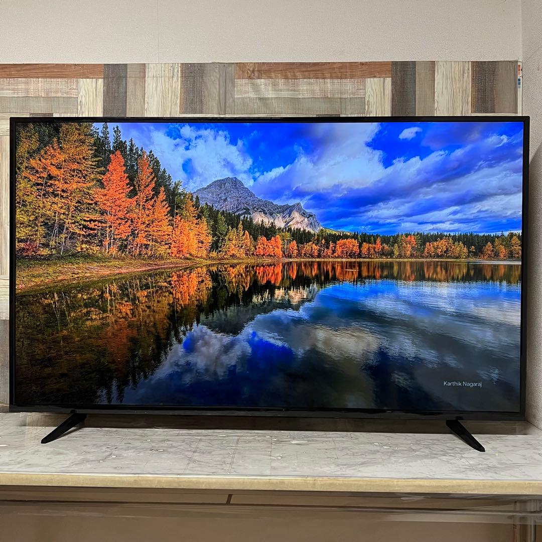年内受渡❣️全国送料込3年前購入ティーズネット65型4K液晶テレビ東芝製LSI搭載