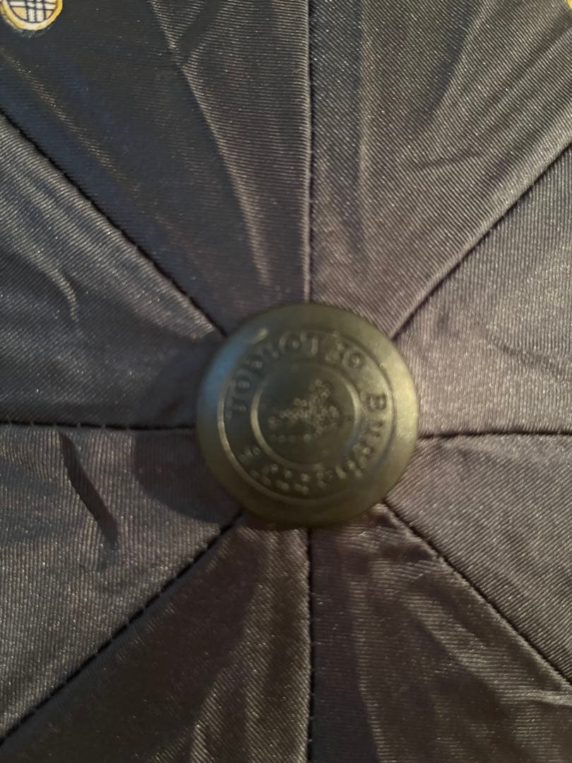 Burberrys クマ柄 折りたたみ傘 ブラック