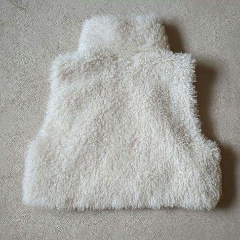 GALLARDA GALANTE フェイクファーハーフZIPプルオーバー　ベスト