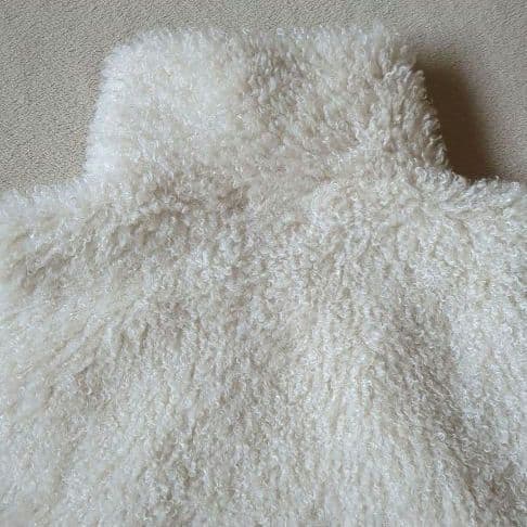 GALLARDA GALANTE フェイクファーハーフZIPプルオーバー　ベスト