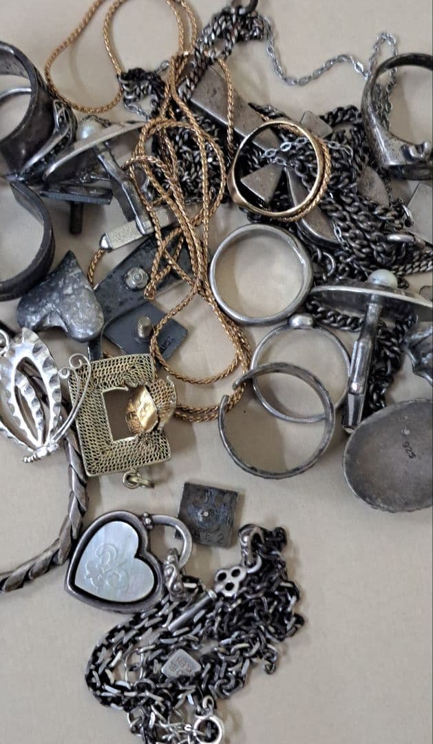 軽*剛様 シルバー925とシルバーの アクセサリーセットまとめ売り 148g