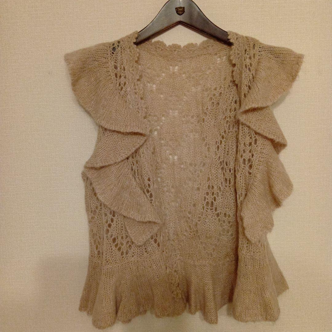 yukiemon パフィーベストカーディガン