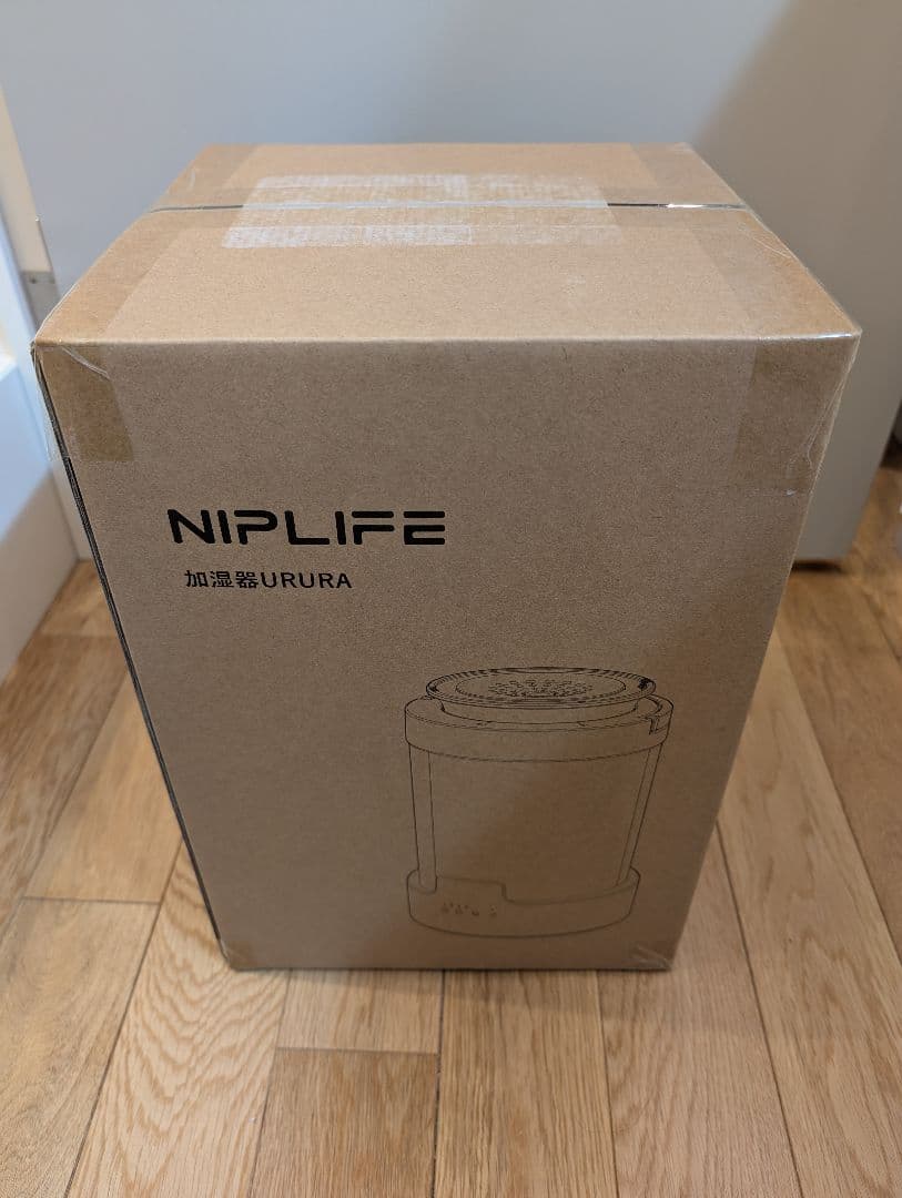 【新品未開封】NIPLIFE 加湿器URURA置き型 3L スチーム式