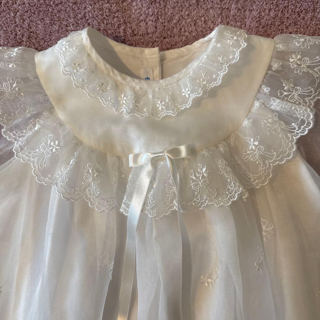 familiar ファミリア ベビードレス 帽子付き