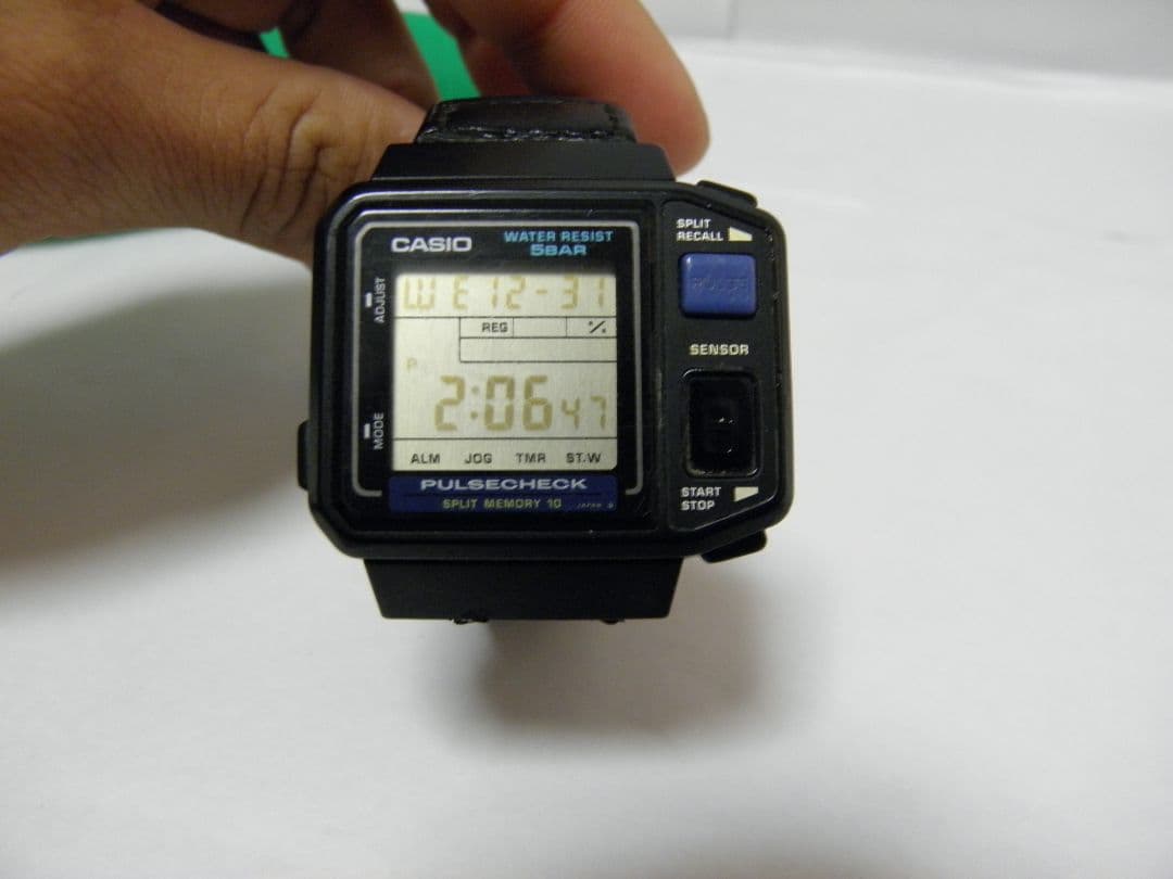 ​【電池交換済/動作品】CASIO JP-100W パルスチェック 心拍計