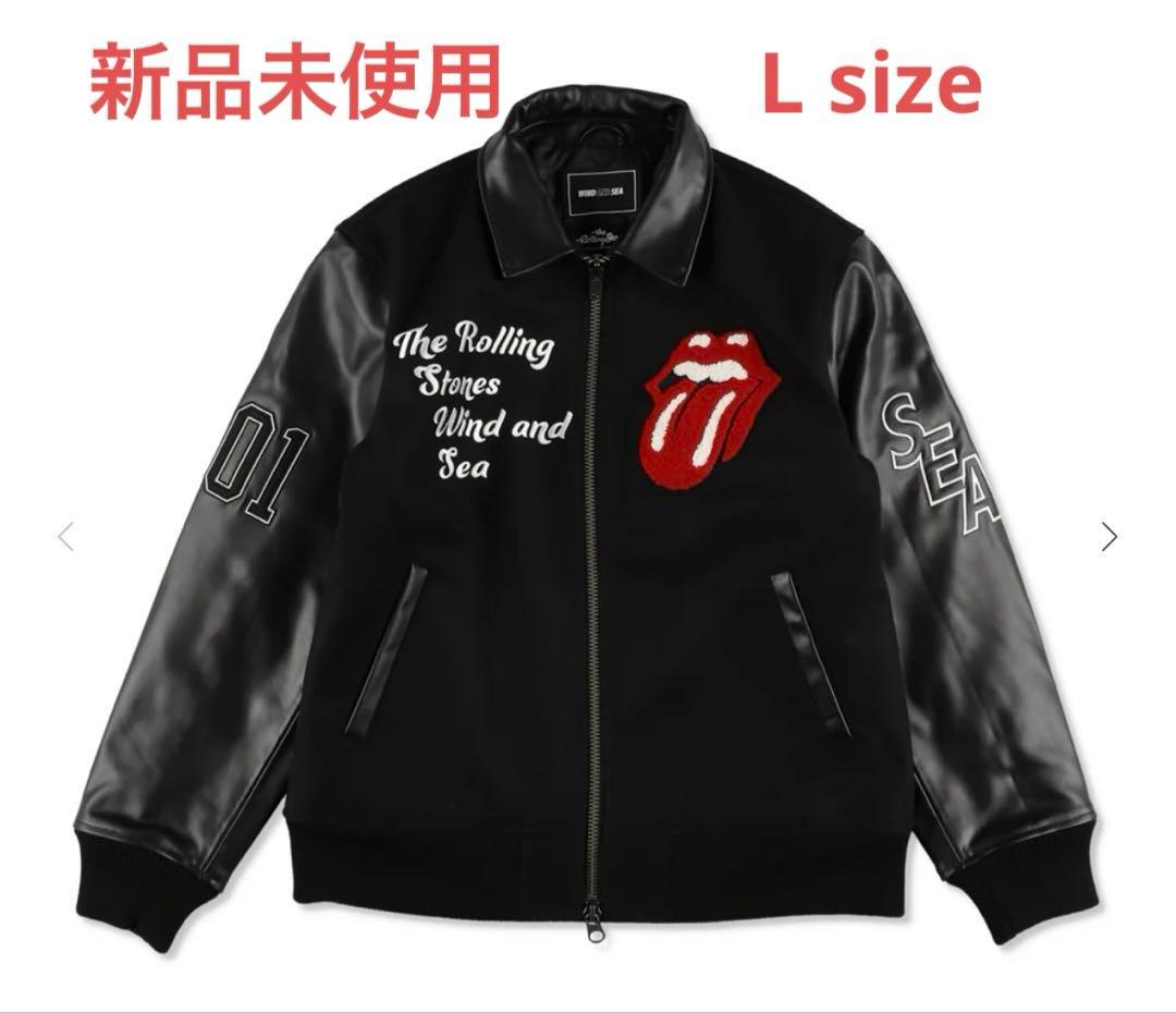 ジャケット・アウター THE ROLLING STONES x WDS VARSITY JACKET