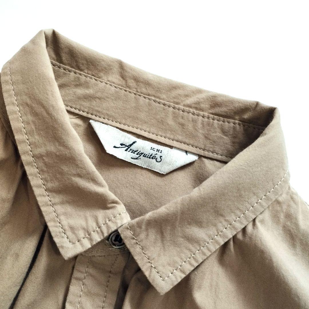 Ichi Antiquites✨️タイプライター ギャザー ワンピース