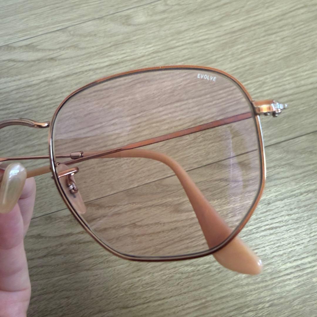 Ray-Ban ピンク オクタゴナル サングラス